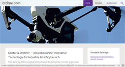 Desktop Screenshot of drohne.com